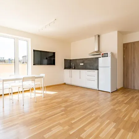 Penthouse # 81 With Panoramic View In Elite Rezidence With Free Parking 아파트 프라하