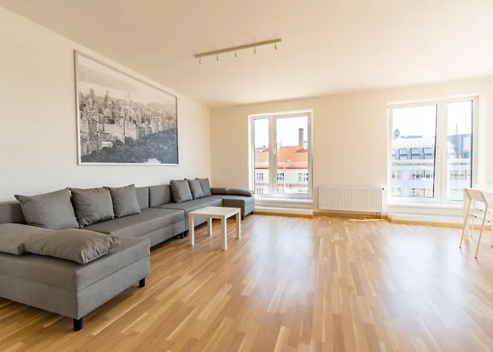 Apartmán Penthouse # 81 With Panoramic View In Elite Rezidence With Free Parking Praha